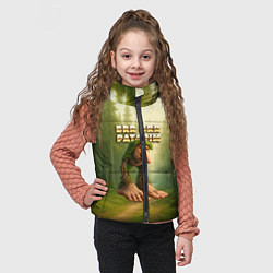 Детский жилет Brr brr Patapim мем, цвет: 3D-черный — фото 2