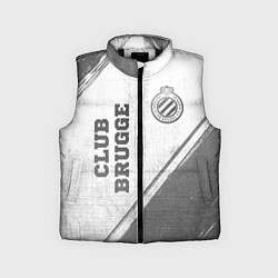 Детский жилет Club Brugge - white gradient вертикально
