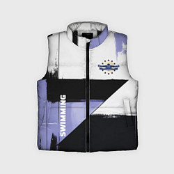 Детский жилет Плавание спортивное, цвет: 3D-черный