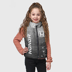 Детский жилет Honda - grey gradient вертикально, цвет: 3D-черный — фото 2