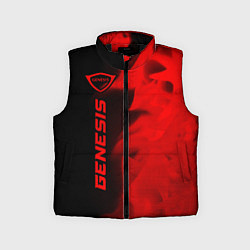 Детский жилет Genesis - red gradient по-вертикали, цвет: 3D-черный
