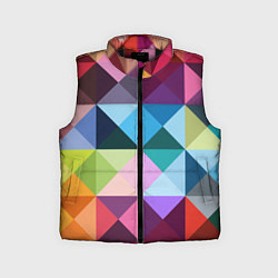 Детский жилет Цветные квадраты