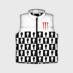 Детский жилет Monster energy pattern, цвет: 3D-черный