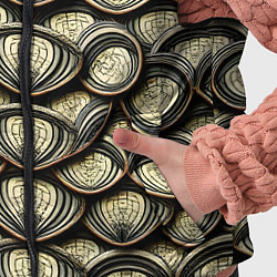 Детский жилет Объемный египетский паттерн, цвет: 3D-черный — фото 2