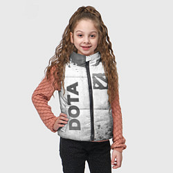 Детский жилет Dota - white gradient вертикально, цвет: 3D-черный — фото 2