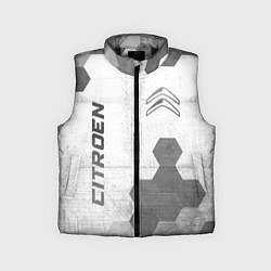 Детский жилет Citroen - white gradient вертикально, цвет: 3D-черный