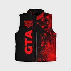 Детский жилет GTA - red gradient по-вертикали