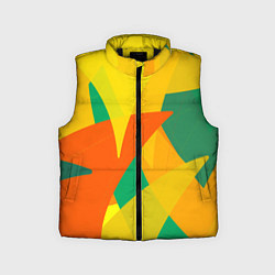 Детский жилет Настроение в цветных тонах, цвет: 3D-черный