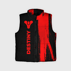 Детский жилет Destiny - red gradient по-вертикали