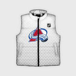 Детский жилет Колорадо Эвеланш - белый геометрический градиент, цвет: 3D-черный