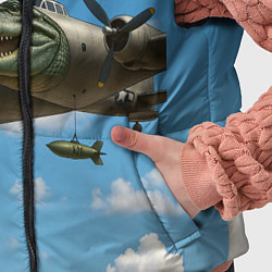 Детский жилет Бомбардиро крокодило, цвет: 3D-черный — фото 2