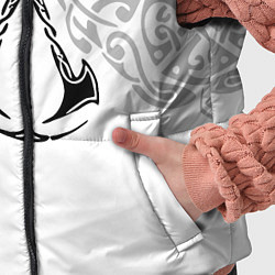 Детский жилет Ассасин Крид - узор ворон, цвет: 3D-черный — фото 2