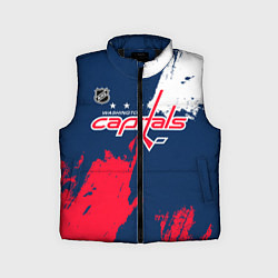 Детский жилет Вашингтон Кэпиталз - брызги красок