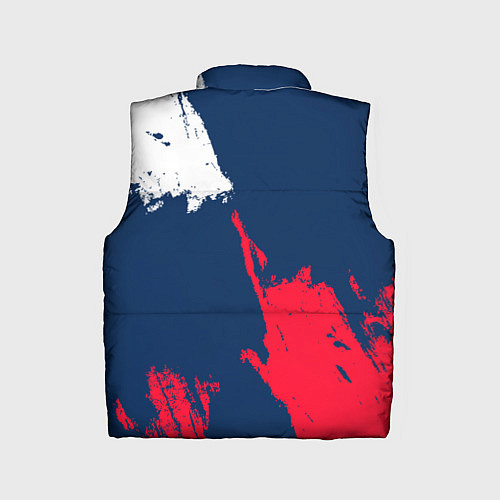 Детский жилет Вашингтон Кэпиталз - брызги красок / 3D-Красный – фото 2