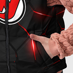 Детский жилет Нью Джерси Девилз - плиты с подсветкой, цвет: 3D-черный — фото 2