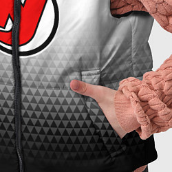 Детский жилет Нью Джерси Девилз - из белого в черный, цвет: 3D-черный — фото 2