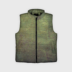 Детский жилет Абстракция - old board painted with green paint