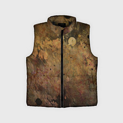 Детский жилет Абстракция - dark pink paint spill