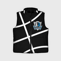 Детский жилет Даллас Маверикс - текстура черного мяча