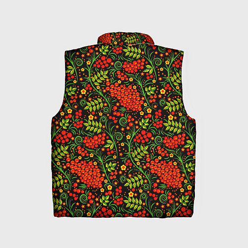 Детский жилет Традиционная узорная роспись / 3D-Светло-серый – фото 2