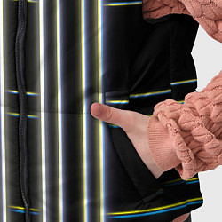 Детский жилет Neon yellow blue white, цвет: 3D-черный — фото 2