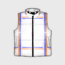 Детский жилет Neon white orange light blue