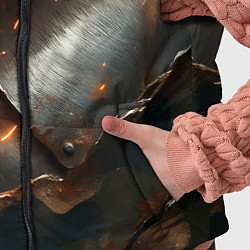 Детский жилет Камуфляжная ткань на металлической пластине, цвет: 3D-черный — фото 2