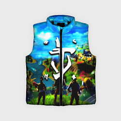 Детский жилет Fortnite x doom logo