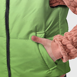 Детский жилет Градиент нежно-зеленый, цвет: 3D-черный — фото 2