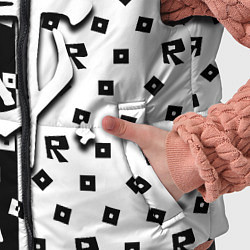 Детский жилет Doom x roblox pattern, цвет: 3D-черный — фото 2