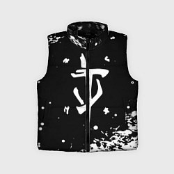 Детский жилет Doom белый всплеск красок