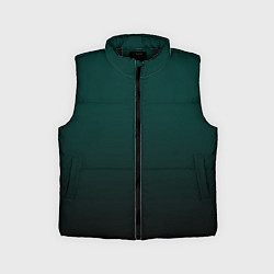 Детский жилет Тёмный изумруд