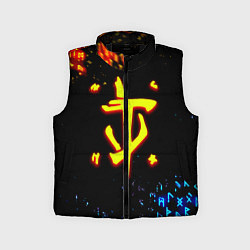 Детский жилет Doom огненные символы