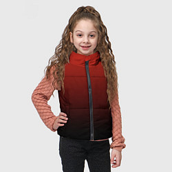 Детский жилет Red gradient, цвет: 3D-черный — фото 2