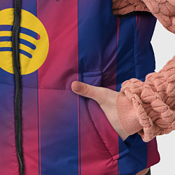 Детский жилет Ламин Ямаль, Барселона домашняя форма 2025 2026, цвет: 3D-черный — фото 2