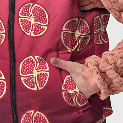 Детский жилет Сочные гранаты, цвет: 3D-черный — фото 2