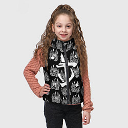Детский жилет Doom хищник леса, цвет: 3D-черный — фото 2