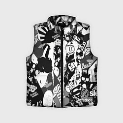 Детский жилет Monster energy black sticker