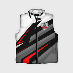 Детский жилет Федерация бокса - спортивный, цвет: 3D-черный