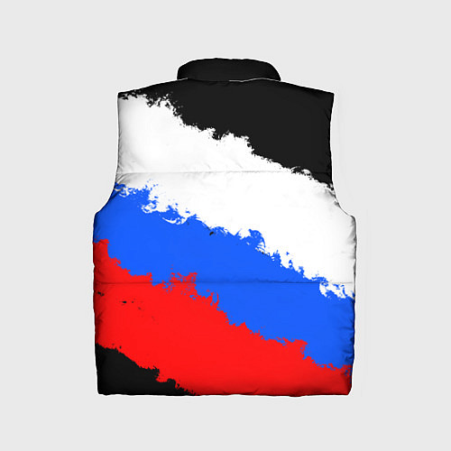 Детский жилет Федерация бокса России - триколор / 3D-Красный – фото 2