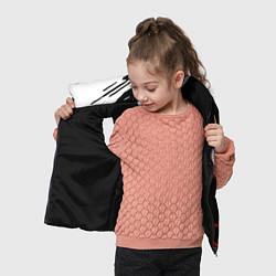 Детский жилет Dayz краски штрихи, цвет: 3D-черный — фото 2