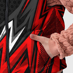 Детский жилет Митсубиси - спортивный красный, цвет: 3D-черный — фото 2