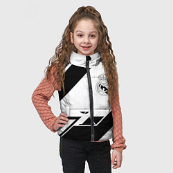 Детский жилет Real Madrid geometry, цвет: 3D-черный — фото 2