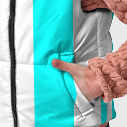 Детский жилет Color blue and white, цвет: 3D-черный — фото 2