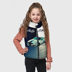 Детский жилет Ford gt500 - градиент, цвет: 3D-черный — фото 2