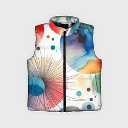 Детский жилет Красочная экспрессивная абстракция