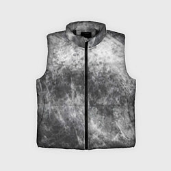 Детский жилет Абстракция - black and white metal scuffs