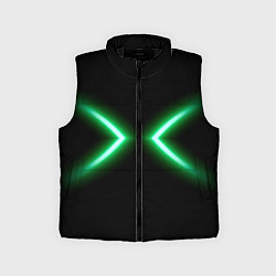 Детский жилет Neon green lines