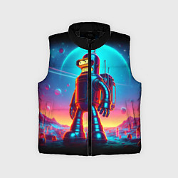 Детский жилет Космонавт Бендер на неоновой планете