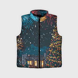 Детский жилет Новогодний салют